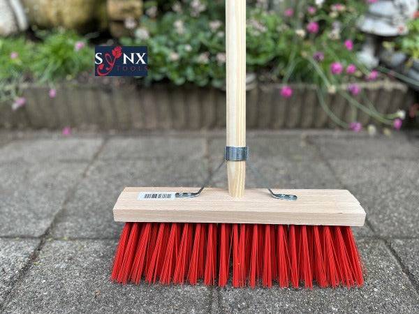 Synx Tools Straatbezem Nylon 35 cm - tuinbezem - veger - Incl. bezemsteel 150 cm - Afbeelding 4