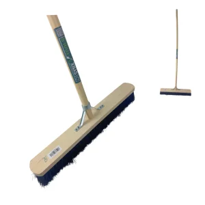 Synx Tools Stadsbezem 60 cm - straatbezem - harde bezem - Incl. bezemsteel 150 cm