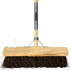 Synx Tools Gemeentebezem 45 cm - bezem buiten - straatveger - Incl. bezemsteel 150 cm