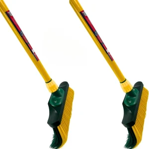 Klauwbezem 2 stuks - 28cm of 35cm - Straatbezem - Bezems - Telescopische steel 70 - 140cm