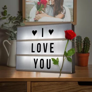 Letterbord met Licht – Cinema LightBox