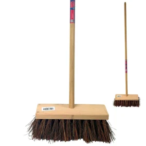 Stadsbezem 30 cm straatbezem - buitenbezem Synx Tools - Incl. bezemsteel 120 cm