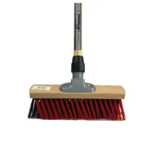Synx Tools Harde X Bezem 30 cm - veger - straatbezem - Incl. bezemsteel 130 cm