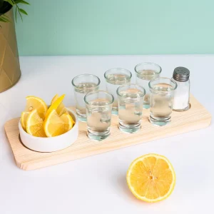 Tequila set op serveertray