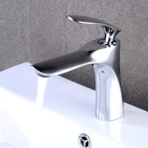 Basin grip round wastafelkraan laag